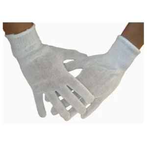 FARMACARE Non-Sterile Cotton Thread Gloves Size 8 1 Par