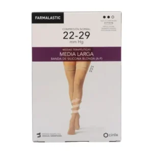 Farmalastic long stocking lace (A-F) normal compression T-reina plus beige