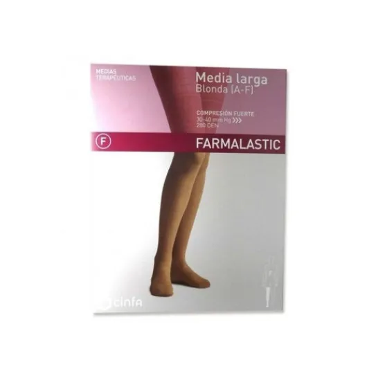 Farmalastic Long Stocking Compression Normal Compression Blonda Beige T-Reina