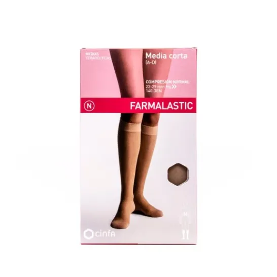 Farmalastic Media Corta Normal P/A Camel