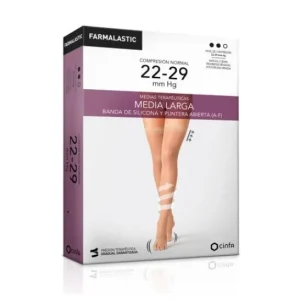 Farmalastic Medium Long Compression Normal Open Toe Camel T-P