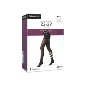 Farmalastic panty-high to waist (E-T) normal compression T-large black
