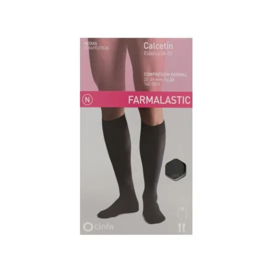 Farmalastic sock (A-D) normal compression T-large black