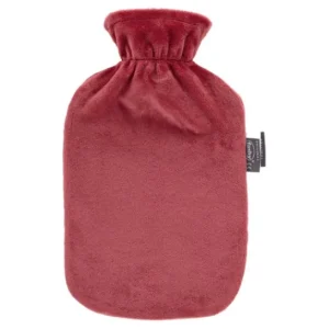 FASHY Bolsa de Agua Cubierta Terciopelo Borgoña 2l 1ud