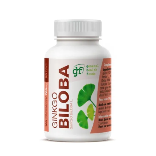 GHF Gingko Biloba 700mg 100 tabs.