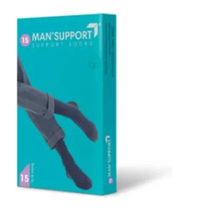 GLORIA MED SpA Gloria Med Man Support 15 Calcetín Negro Talla 4 1 Par