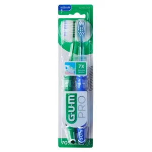 Gum ® Technique Pro brush compact medium 2 pcs