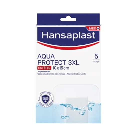 Hansaplast Med+ Aqua Protect 3XL Apósitos 10x15cm 5uds
