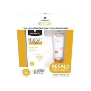 Heliocare 360 Pack Gel Oil Free Spf50 50ml + Advanced Spray Spf50 75ml
