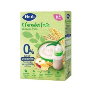 Hero 8 Cereales Fruta +6m 340g