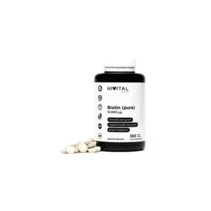 Hivital Foods Biotin 10.000 mcg (Vitamin B7) 365 tabs