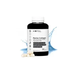 Hivital Foods Marine Collagen with Hyaluronic Acid, Coenzyme Q10, Vitamin C and Zinc 180 caps (3 months)