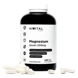 Hivital Foods Pure Magnesium 200 mg from Magnesium Citrate 240 comp (8 months)