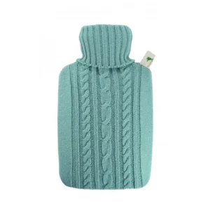 Hugo Frosch Bouillotte Housse Maille Bleu Gris 1,8l