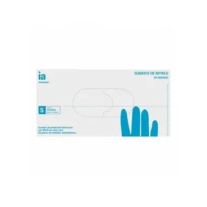 INTERAPOTHEK Guantes Nitrilo Sin Polvo Talla L 100uds