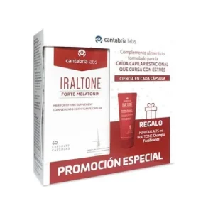 Iraltone Forte Melatonin 60caps + Champú Fortificante 75ml
