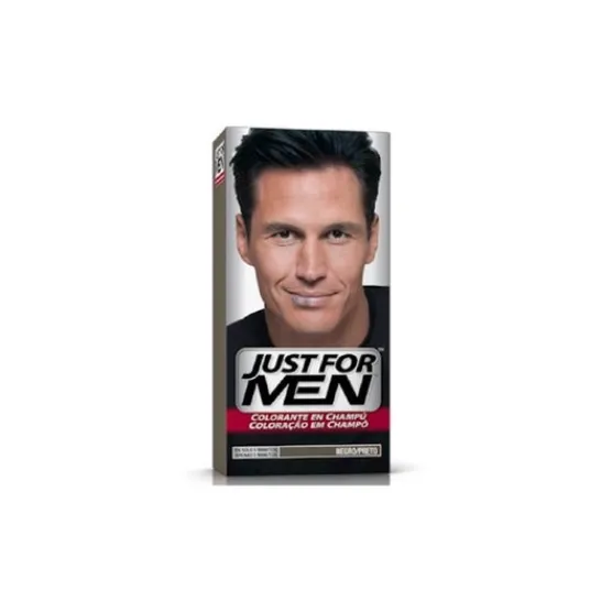 Just For Men champú colourante negro 30ml