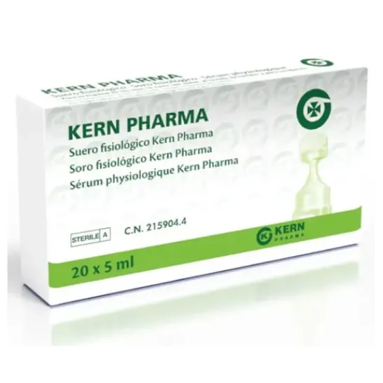 Kern Pharma suero fisiológico estéril monodosis 20x5ml