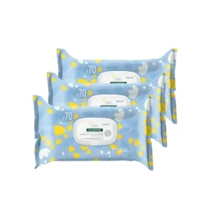 Klorane Baby Soft Cleansing Wipes 3 pcs of 70 wipes