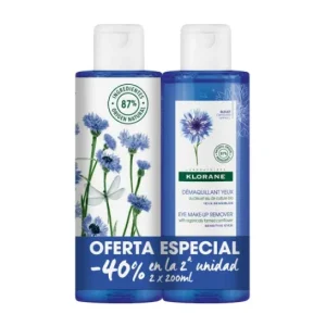 Klorane Eye Makeup Remover 2X200ml
