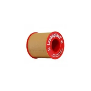LEUKOPLAST meat-coloured plaster 5mx5cm 1ud