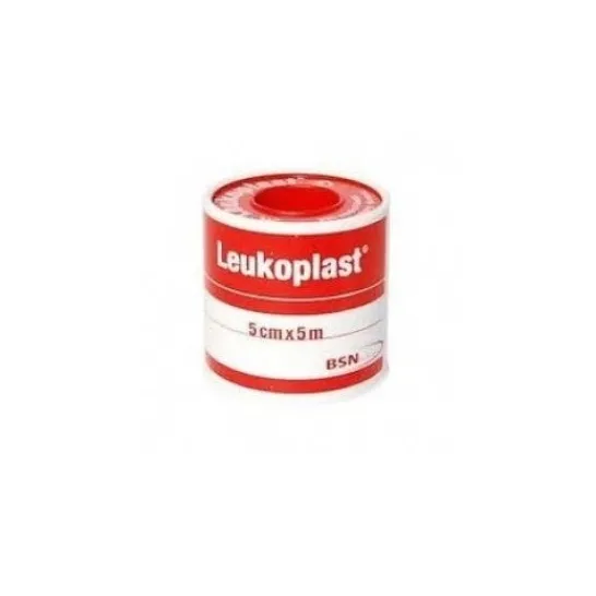 LEUKOPLAST white plaster 5mx5cm 1ud