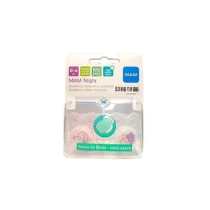 MAM Night silicone pacifier with 2 uts. sterilizer box