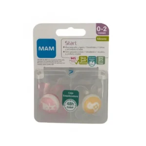 MAM Start Silicone Soother 0-2m 2u