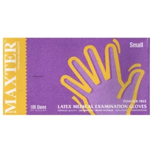 Maxter Guantes Látex S Talla 7 100uds
