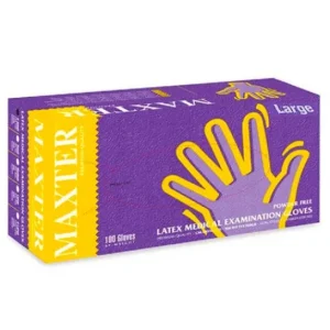 Maxter Non Powder Latex Glove Large 100uts