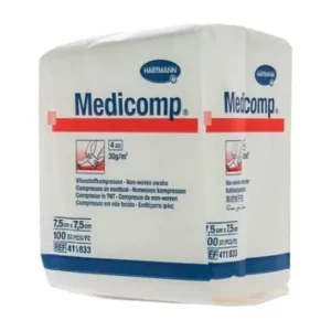 Medicomp Gasa 7,5x7,5cm 100uds