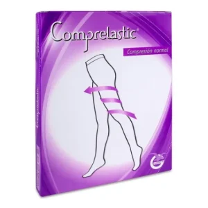 Géneros de Punto Gaviota Medium Long (a-f) Comp Normal 140 Den Comprelastic Blonda Sin Pu