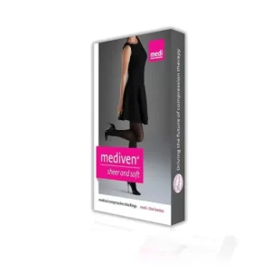 Mediven Sheer & Soft Calcetín Ad Ccl1 Punta T5 Petite Eban 1 Par