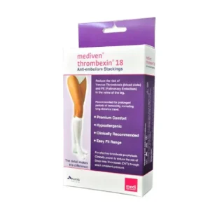 Mediven Thrombexin Media 18 Largo Blanco Talla L-X 1 Par