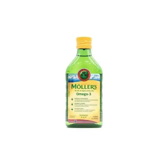 Moller's Lemon flavoured cod oil 250ml