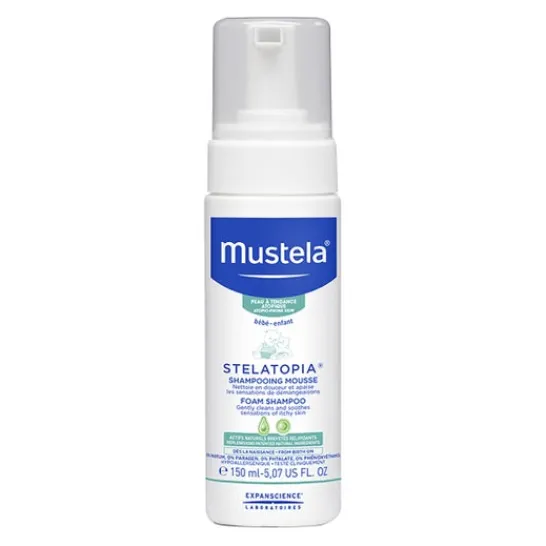 Mustela Stelatopia Shampoo Mousse Newborn 150ml