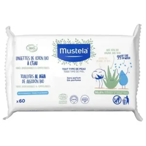 Mustela Water Wipes 60uds pack