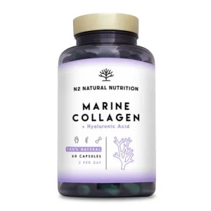 N2 Natural Nutrition Colágeno Marino Ácido Hialurónico 60caps