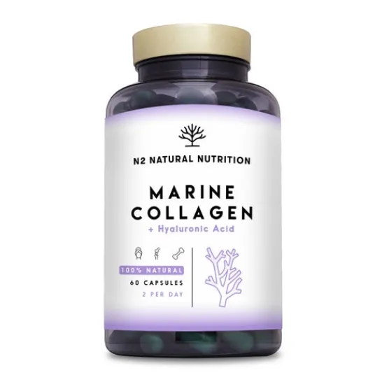 N2 Natural Nutrition Colágeno Marino Ácido Hialurónico 60caps