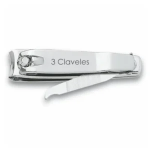 3 CLAVELES 3 Nail clippers with file 8cm 1 pc