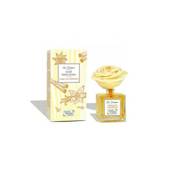 NATUR BOTANIC Vanilla Cinnamon Vanilla Scented Flower Air Freshener 90ml