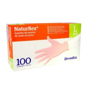 Naturflex Guantes Vinilo Sin Polvo Talla L 100uds