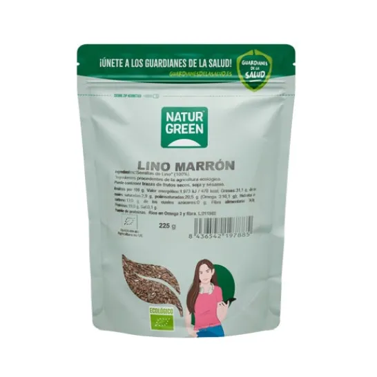 NATURGREEN Brown Flax Seeds 250g
