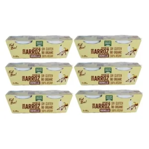 NATURGREEN Pack Postre de Arroz y Vainilla Eco 6x250g