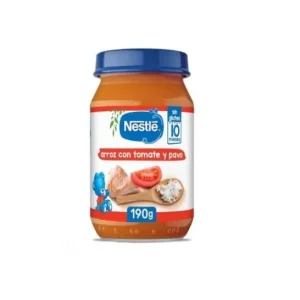 Nestlé Tarrito Arroz con Tomate Y Pavo Bio 190g