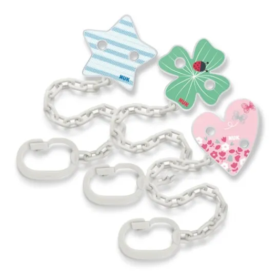 Nuk Happy cadenita sujeta chupetes 1ud