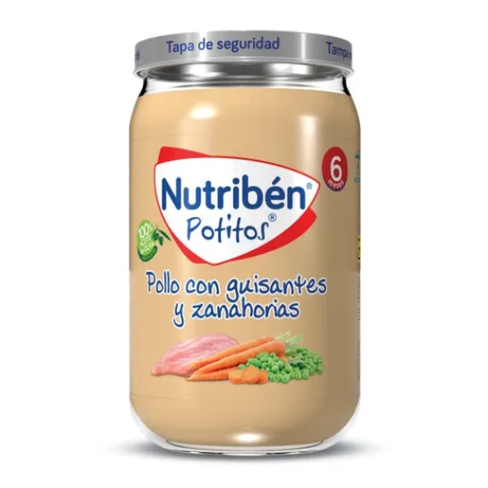 NUTRIBEN Potito Chicken With Peas 235Gr