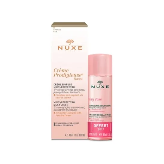 Nuxe Crème Prodigieuse Boost Soyeuse 40ml + Eau Micellaire 40ml