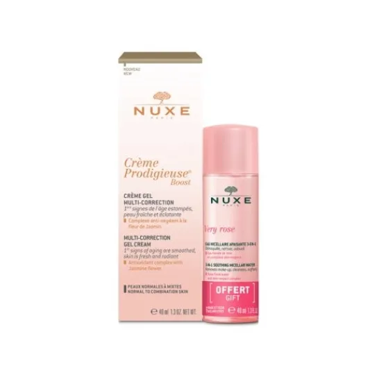 Nuxe Crème Prodigieuse Boost Gel 40ml + Eau Micellaire 40ml