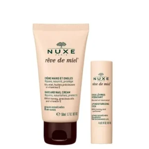 Nuxe Rêve de Miel Pack Crema de Manos 30ml + Barra de Labios 4g